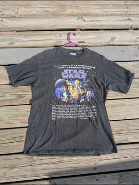 Star Wars 90s Graphic Tee Shirt Large